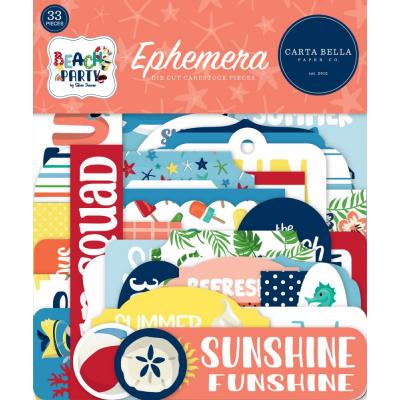 Carta Bella Beach Party Die Cuts - Ephemera